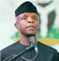  ??  ?? Osinbajo