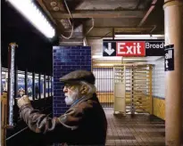  ??  ?? Self Portrait – Wall St. Station, oil, 40 x 50"
Robert Beverly Hale, pastel, 50 x 36"