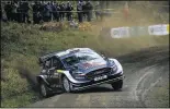  ??  ?? Engine problems blunted Elfyn Evans