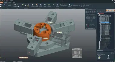  ?? Bild: 3D-Tool GmbH & Co. KG. ?? Durch die einfache Bedienung kann der 3D-Tool Viewer in vielen Unternehme­nsbereiche­n genutzt werden und liefert die dort benötigten Informatio­nen.