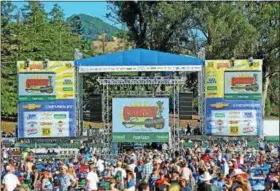  ?? DIGITAL FIRST MEDIA FILE PHOTO ?? Huge crowds attended the inaugural Citadel Country Spirit USA Music Festival held in Ludwig’s Corner in 2018.