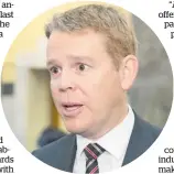  ??  ?? Education Minister Chris Hipkins.