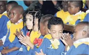  ?? FILE ?? Students of the Early Stimulatio­n Programme at its 2010 graduation ceremony.