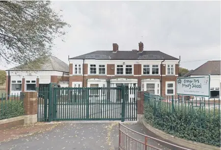  ??  ?? Grange Park School in Sunderland was raided last August.