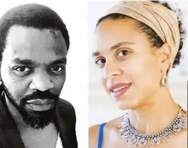  ??  ?? Leye Adenle and Sarah Ladipo Manyika are among the new breed of Nigerian writers creating