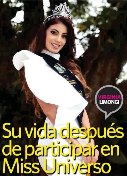  ??  ?? BELLEZA. Virginia Limongi ha trabajado como modelo en México, India y Sudáfrica. VIRGINIA LIMONGI