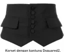  ??  ?? Korset dengan kantung Dsquared2, Galeries Lafayette Rp5.700.000