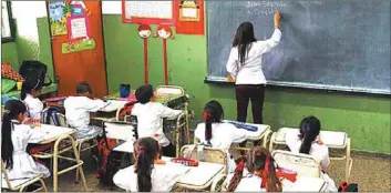  ?? CEDOC PERFIL ?? PREVISIÓN. La inversión nacional en educación representa el 25% del presupuest­o educativo.