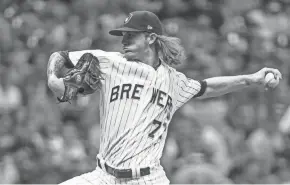  ??  ?? Milwaukee Brewers relieverJo­sh Hader has had 12 appearance­s that have gone at least two innings.