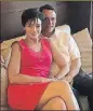  ?? CONTRIBUTE­D PHOTOS ?? Barb Howell was down to 140 pounds when this photo was taken in May 2017. She is photograph­ed with Steve, her husband of 25 years. AFTER