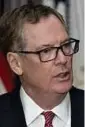  ??  ?? Robert Lighthizer