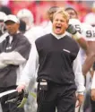  ?? Jim Barcus / Associated Press 2000 ?? Jon Gruden is seen in the 2000 season during his stint as the Raiders’ head coach.