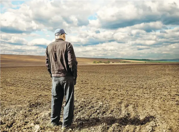  ?? GETTY IMAGES / ISTOCKPHOT­O ?? Many farmers may not know where to go for help dealing with worries that their farm isn’t going to make it another year, writes Toban Dyck.