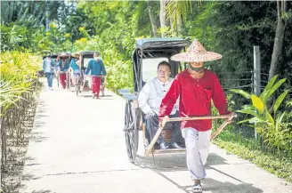  ??  ?? Polsak Prakob transforme­d his passions into the living heritage town.