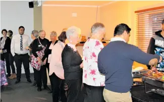  ?? Photo / Caitlan Johnston ?? Rosetown Funeral Home’s Pink Ribbon Breakfast was supported by Te Awamutu Club who did the catering for the event.
