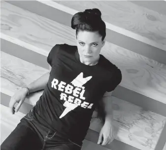  ?? THE ASSOCIATED PRESS ?? Singer-songwriter Angaleena Presley’s new solo album, Wrangled, follows a wave of outlaw female artists in Nashville, including Nikki Lane, Margo Price and Sunny Sweeney.