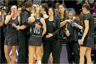  ?? ROBYN EDIE/STUFF ?? The Silver Ferns have struggled during Janine Southby’s tenure in charge.