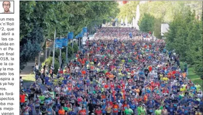  ??  ?? MASIVA. La pasada edición de la EDP Rock’n’Roll Madrid Marathon & 1/2 fue un éxito.