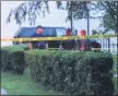  ?? PHOTO BY JOHN BECHTOLD ?? Police work at the scene of a fatal shooting on St. James Street in Kingston, N.Y., on Saturday, July 11, 2020.