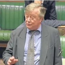  ?? Pictures: PA. ?? Alex Salmond during his hard-hitting Commons speech and Ken Clarke, who backed the EU.