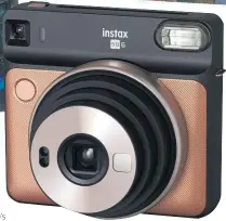  ??  ?? Fujifilm’s Instax Square SQ6 RRP$199, fujifilm.co.nz