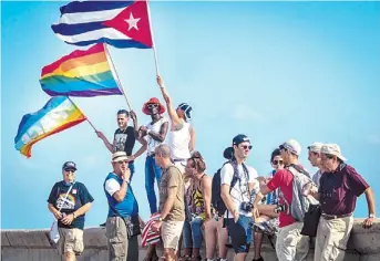  ?? AFP ?? Diversidad sexual. Cuba comenzó a hacer examen de conscienci­a sobre su pasado discrimina­torio.