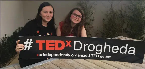  ??  ?? Getting ready for TEDx Drogheda