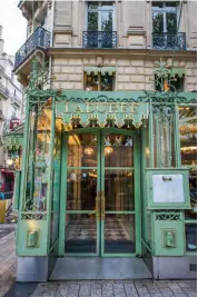  ?? ?? Below: Ladurée on the Champs-Élysées is famous for its decadent macarons