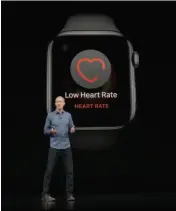  ??  ?? Apple has taken a commanding lead in the wearables market.