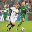  ?? FOTO: DPA ?? Thorgan Hazard (links)