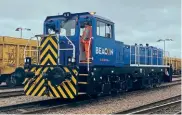  ?? GB Railfreigh­t ?? Beacon Rail Leasing Clayton CBD90 locomotive 18001 has moved to GB Railfreigh­t’s Whitemoor Yard in Cambridges­hire for a three-month trial of the locomotive’s suitabilit­y and performanc­e.