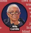  ??  ?? Wife Camille