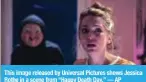  ??  ?? This image released by Universal Pictures shows Jessica Rothe in a scene from “Happy Death Day.” — AP