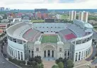  ?? COLUMBUS DISPATCH FILE PHOTO ?? A public sale of approximat­ely 4,500 seats for the spring game will begin at 11 a.m. Monday.