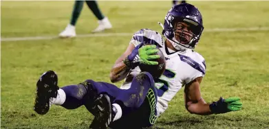  ?? GREGORY SHAMUS / GETTY ?? Tyler Lockett says he seriously considered sitting out the 2020 season.