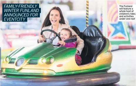  ??  ?? The Funland will feature a whole host of children’s rides and activities under one roof