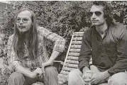  ??  ?? Walter Becker, left, met his Steely Dan bandmate, Donald Fagen, in college in New York in 1967.
