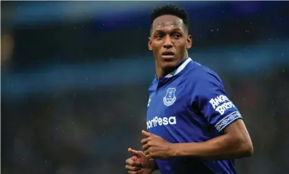  ??  ?? Everton defender Yerry Mina has until 6pm on Friday to response to the Football Associatio­n’s misconduct charge. Photograph: Simon Stacpoole/Offside/Getty Images