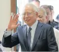  ?? AP ?? Najib Razak walks into a courtroom in Kuala Lumpur last year.