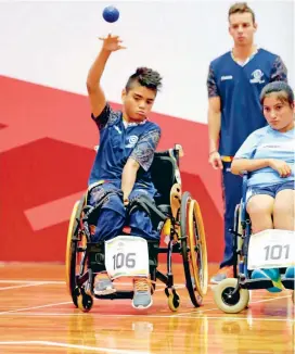  ?? FOTO ?? Jacobo Carmona Benítez, el antioqueño que quedó cerca a las medallas en el boccia.