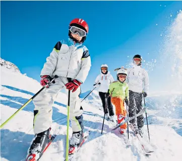  ?? ?? iSlippery slope: a skiing trip to Germany was put on ice because reader Louise Moss’s sons didn’t meet the vaccinatio­n requiremen­ts