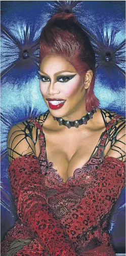  ??  ?? Laverne Cox says going through male puberty as a transwoman was traumatisi­ng.