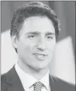  ??  ?? Justin Trudeau