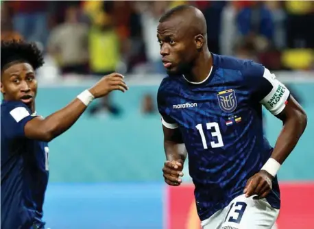  ?? EFE ?? Enner Valencia celebrando el gol del empate ante Países Bajos.