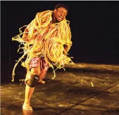  ?? Qudus Onikeku is the 2012 winner of the ‘New choreograp­hic talent’ award in France ??