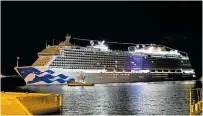  ?? PHOTO / LAURA SMITH ?? Majestic Princess visited Tauranga on October 15, its first of three New Zealand stops.
