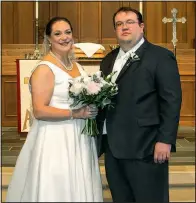  ?? (Special to the Democrat-Gazette/Ocken Photograph­y) ?? Sarah Argue and Matthew Anderson were married on May 25, 2019, at Pulaski Heights United Methodist Church. They joke that the church was the reason they had a second conversati­on. “I watched it on television,” says Matthew, who lived in Warren when they met. He didn’t know the church was so meaningful for Sarah until months later when she asked if they could go there together sometime.