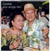  ??  ?? Cynthia and Jimmy Yim