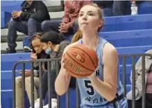  ?? STAFF FILE PHOTO ?? McMinn Central junior guard Molly Masingale scored 29 points Thursday as the Chargerett­es turned their first appearance at the BlueCross State Championsh­ips since 2016 into a Class 2A quarterfin­al victory.