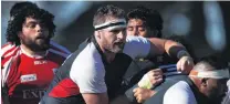  ?? PHOTO: GETTY IMAGES ?? Back in the ball game . . . All Black captain Kieran Read (centre) in action for a Counties Manakau Selection in a preseason Mitre 10 Cup clash against a Tasman Selection in Auckland yesterday.